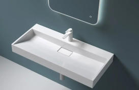 Раковина для ванной VBI Este 100х46 см искусственый камень белый VBI-019921