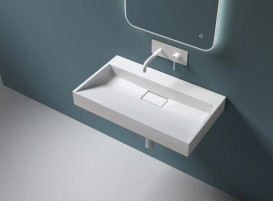 Раковина для ванной VBI Este 80х46 см искусственый камень белый VBI-019914