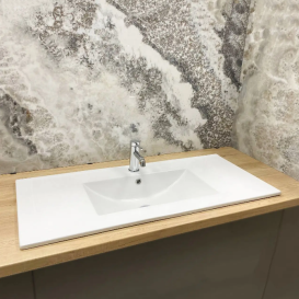 Раковина для ванной VBI FERRARA 100 100x46 см керамика белый VBI-018030