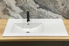 Раковина для ванної VBI Ferrara L 91х46 см білий кераміка VBI-018048