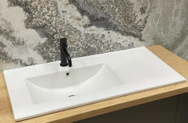 Раковина для ванної VBI Ferrara L 91х46 см білий кераміка VBI-018048