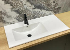 Раковина для ванної VBI Ferrara L 91х46 см білий кераміка VBI-018048