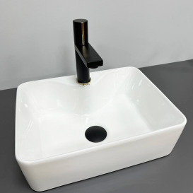Раковина для ванної кімнати VBI Forli 40,5x31 см кераміка білий VBI-011101