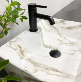 Раковина для ванной VBI FORLI 48x38 см керамика мраморный глянец VBI-011105