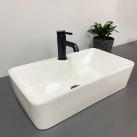 Раковина для ванної кімнати VBI FORLI L 55x30,5 см кераміка білий VBI-011103