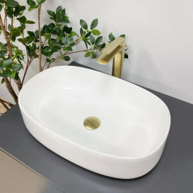 Раковина для ванної кімнати VBI IMOLA  54x34,5 см кераміка білий VBI-012603