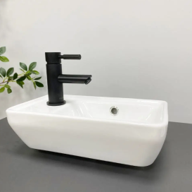 Раковина для ванной VBI JESI R 40,5x22 см керамика белый VBI-015613