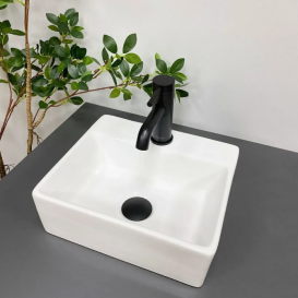 Раковина для ванної кімнати VBI KOMO 33,5x29,5 см кераміка білий VBI-015600