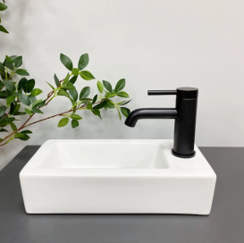 Раковина для ванной VBI KOMO L 37x18,5 см керамика белый VBI-015602