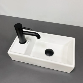 Раковина для ванной VBI LAGO L 42x22,5 см керамика белый VBI-015611