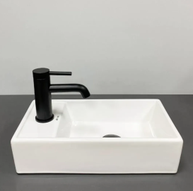 Раковина для ванной VBI LAGO L 42x22,5 см керамика белый VBI-015611