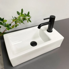 Раковина для ванної кімнати VBI LECCE L 46,5x25 см кераміка білий VBI-015604