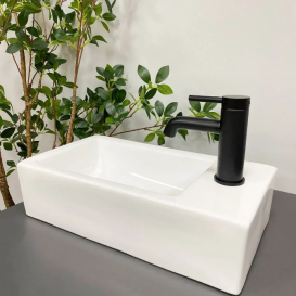 Раковина для ванної кімнати VBI LECCE L 46,5x25 см кераміка білий VBI-015604