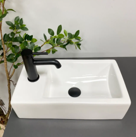 Раковина для ванной VBI LECCE U 48x27,5 см керамика белый VBI-015605