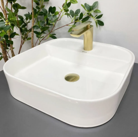 Раковина для ванної кімнати VBI LESINA 2 45x45 см кераміка білий VBI-015301