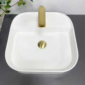 Раковина для ванної кімнати VBI LESINA 2 45x45 см кераміка білий VBI-015301