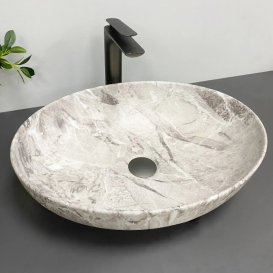 Раковина для ванной VBI LIVORNO 52x40,5 см керамика камень матовый VBI-012611
