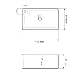 Раковина для ванної кімнати VBI LUCITO 60x39,5 см кераміка білий VBI-015502