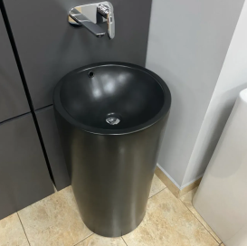 Раковина для ванної кімнати VBI MATERA 45x45 см кераміка чроний матовий VBI-019007