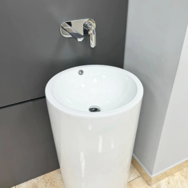 Раковина для ванної кімнати VBI MATERA 46x46 см кераміка білий VBI-019001