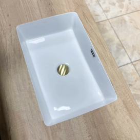 Раковина для ванної кімнати VBI MERANO M 56x37,5 см кераміка білий VBI-018005