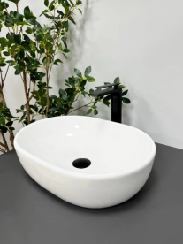 Раковина для ванної кімнати VBI MODENA S 47,5x34 см кераміка білий VBI-012001