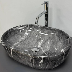 Раковина для ванной VBI Modena S 48х35 см керамика black onyx VBI-012008