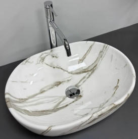 Раковина для ванной VBI Modena S 48х35 см керамика lava VBI-012005