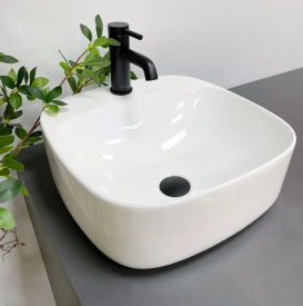 Раковина для ванної кімнати VBI NARNI 42x42 см кераміка білий VBI-014901