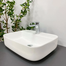 Раковина для ванної кімнати VBI NARNI M 50x42,5 см кераміка білий VBI-014900