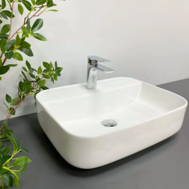 Раковина для ванної кімнати VBI NARNI M 50x42,5 см кераміка білий VBI-014900