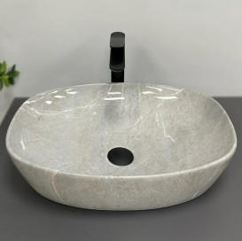 Раковина для ванної VBI Olbia 49,5х37,5 см кераміка grey stone glossy VBI-014302