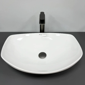 Раковина для ванної кімнати VBI OSTUNI 56,5x40,5 см кераміка білий VBI-012601