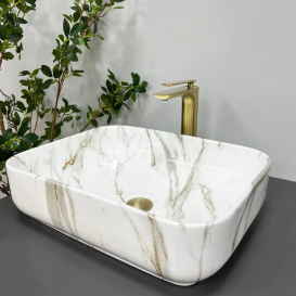 Раковина для ванної кімнати VBI PALERMO 50x39 см кераміка аякс глянсовий VBI-012302