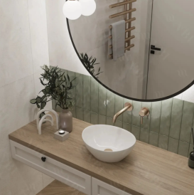 Раковина для ванной VBI PARMA  41,5x31 см керамика белый VBI-011000