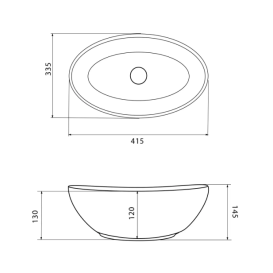 Раковина для ванной VBI PARMA  41,5x33,5 см керамика мрамор зеленый матовый VBI-011003