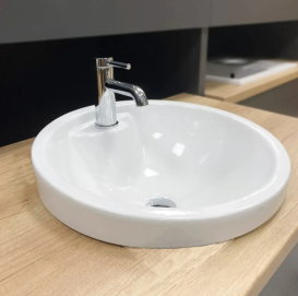 Раковина для ванної кімнати VBI PIANETTE 45x45 см кераміка білий VBI-018015