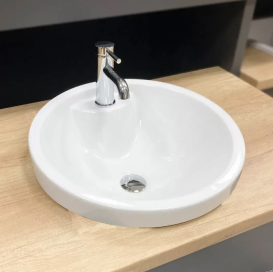 Раковина для ванної кімнати VBI PIANETTE 45x45 см кераміка білий VBI-018015