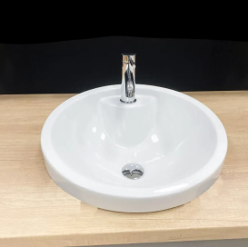 Раковина для ванної кімнати VBI PIANETTE 45x45 см кераміка білий VBI-018015