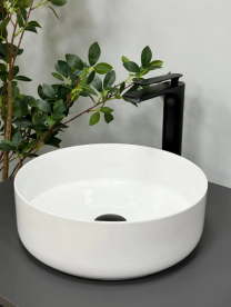 Раковина для ванної кімнати VBI PRATO 35,5x35,5 см кераміка білий VBI-011400