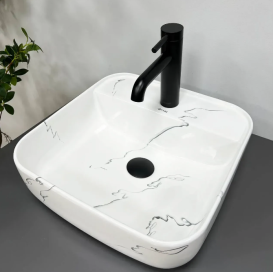 Раковина для ванной VBI RAGUSA S 39x39,5 см керамика мармо глянцевый VBI-014502