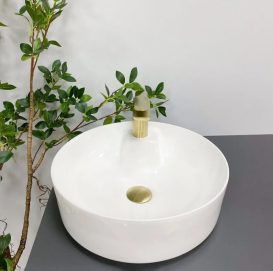 Раковина для ванної кімнати VBI RIETI 40,5x40,5 см кераміка білий VBI-015500