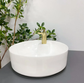 Раковина для ванної кімнати VBI RIETI 40,5x40,5 см кераміка білий VBI-015500