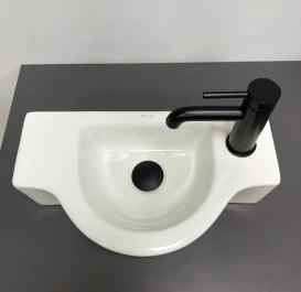 Раковина для ванної VBI Rimella 44х26 см кераміка білий VBI-015618