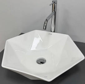 Раковина для ванної VBI Rocazzo 42х38 см кераміка білий VBI-012624