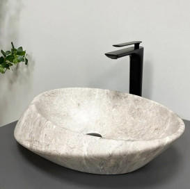 Раковина для ванної VBI Rotello 51х37,5 см кераміка Stone matt VBI-017101