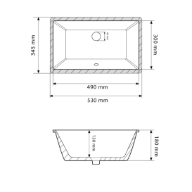 Раковина для ванной VBI SORRENTO 53x34,5 см керамика белый VBI-018037