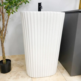 Раковина для ванної кімнати VBI TARSIA 54x46 см кераміка білий VBI-019008