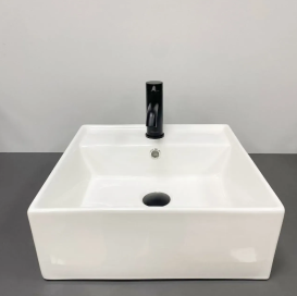 Раковина для ванної кімнати VBI TERAMO S 41x41 см кераміка білий VBI-014700