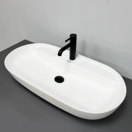 Раковина для ванной VBI TERNI M 80,5x41 см керамика белый VBI-011801